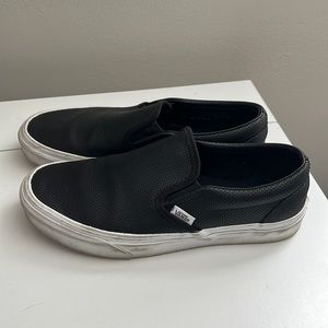 Vans Leather Perforated Slip On (m7/w8.5)